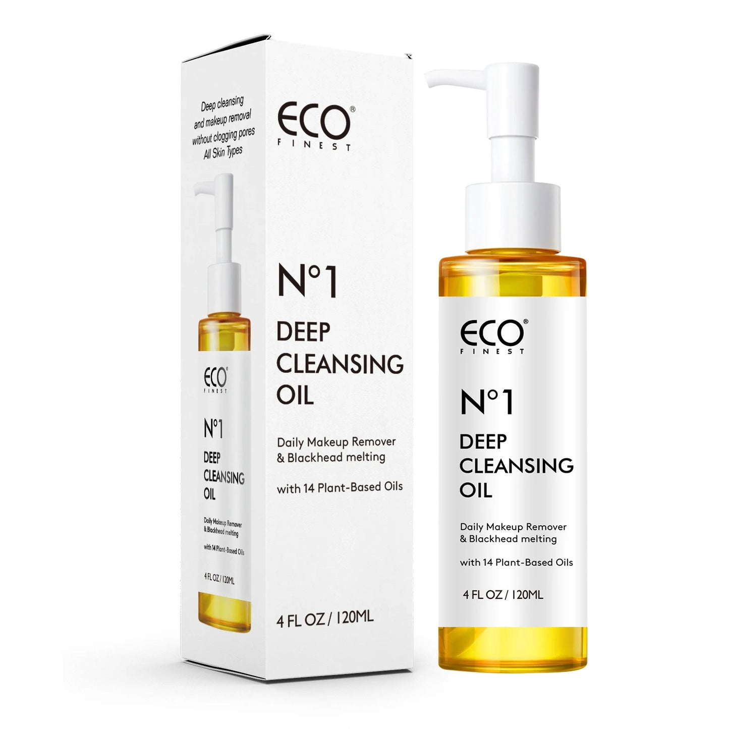 120ml Deep Cleansing Makeup Remover Oil for All Skin Types