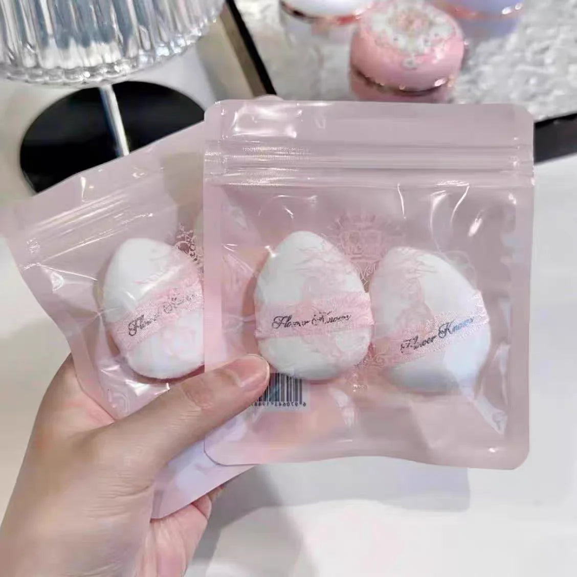 Flower Knows Heart Powder Puff