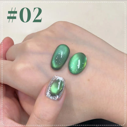 MIANEL 12ml Green Cat Eye Magnetic Gel Polish