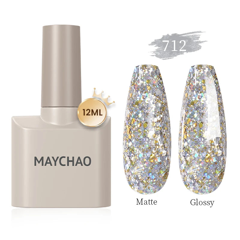 MAYCHAO 12ML UV LED Semi-Permanent Gel Polish
