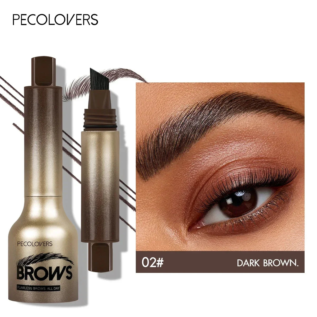 Eyebrow Gel Pen with Angled Brush
