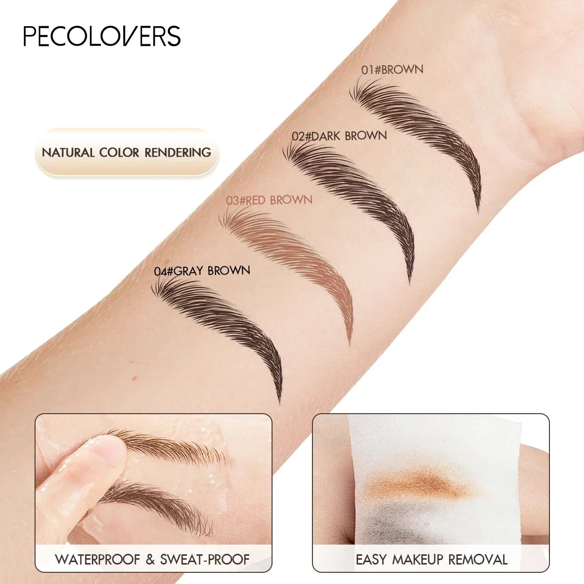 Eyebrow Gel Pen with Angled Brush