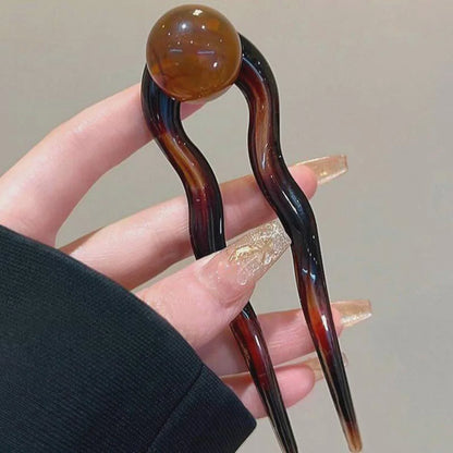 Elegant Pearl U-Shaped Hair Stick