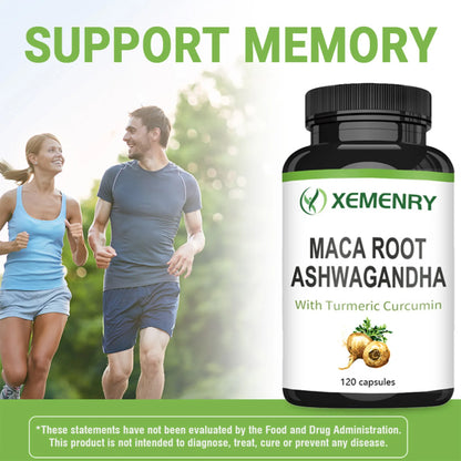 Maca Ashwagandha Capsules – Stress & Energy Boost