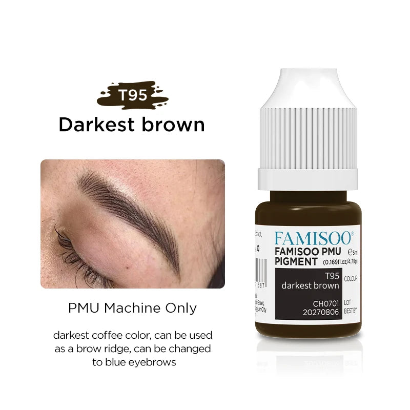 Professional Microblading Ink for Eyebrows & Eyeliner