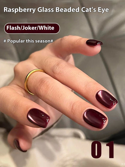 MIANEL 12ml Green Cat Eye Magnetic Gel Polish