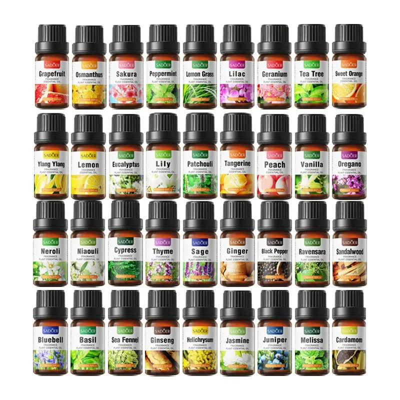 Organic Essential Oils for Diffuser, Hair & Skin