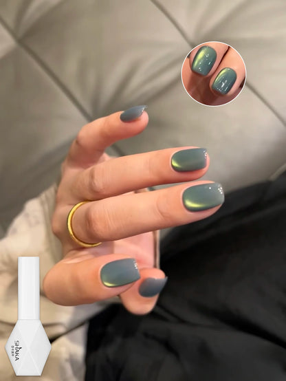 WS Black Glass Cat Eye Magnetic Gel Polish