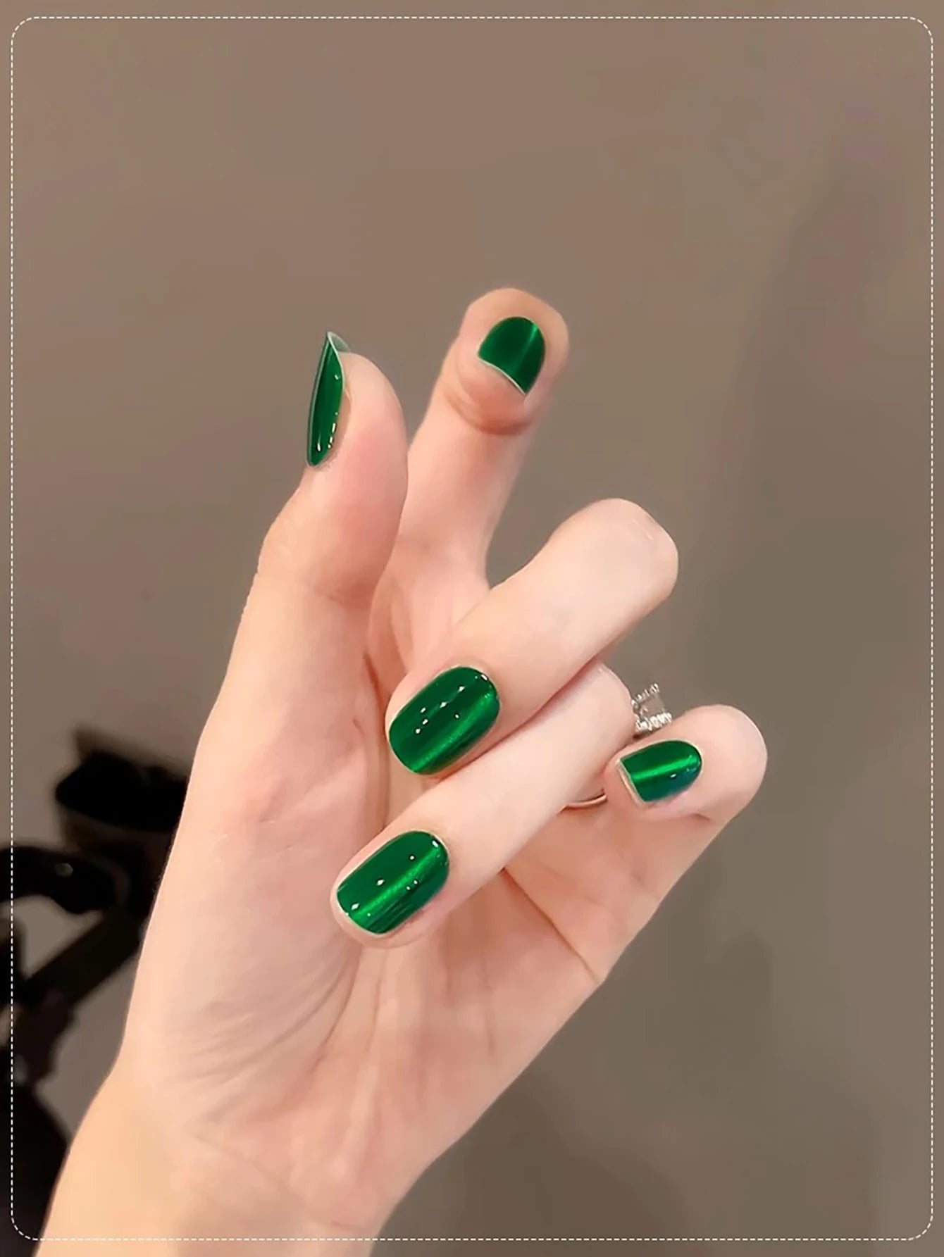 WS Black Glass Cat Eye Magnetic Gel Polish