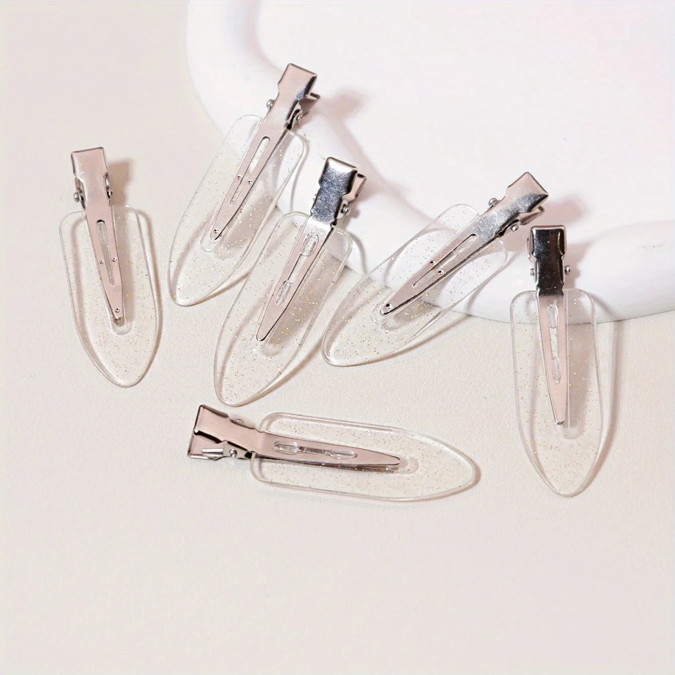 Seamless Makeup Hair Clips Set