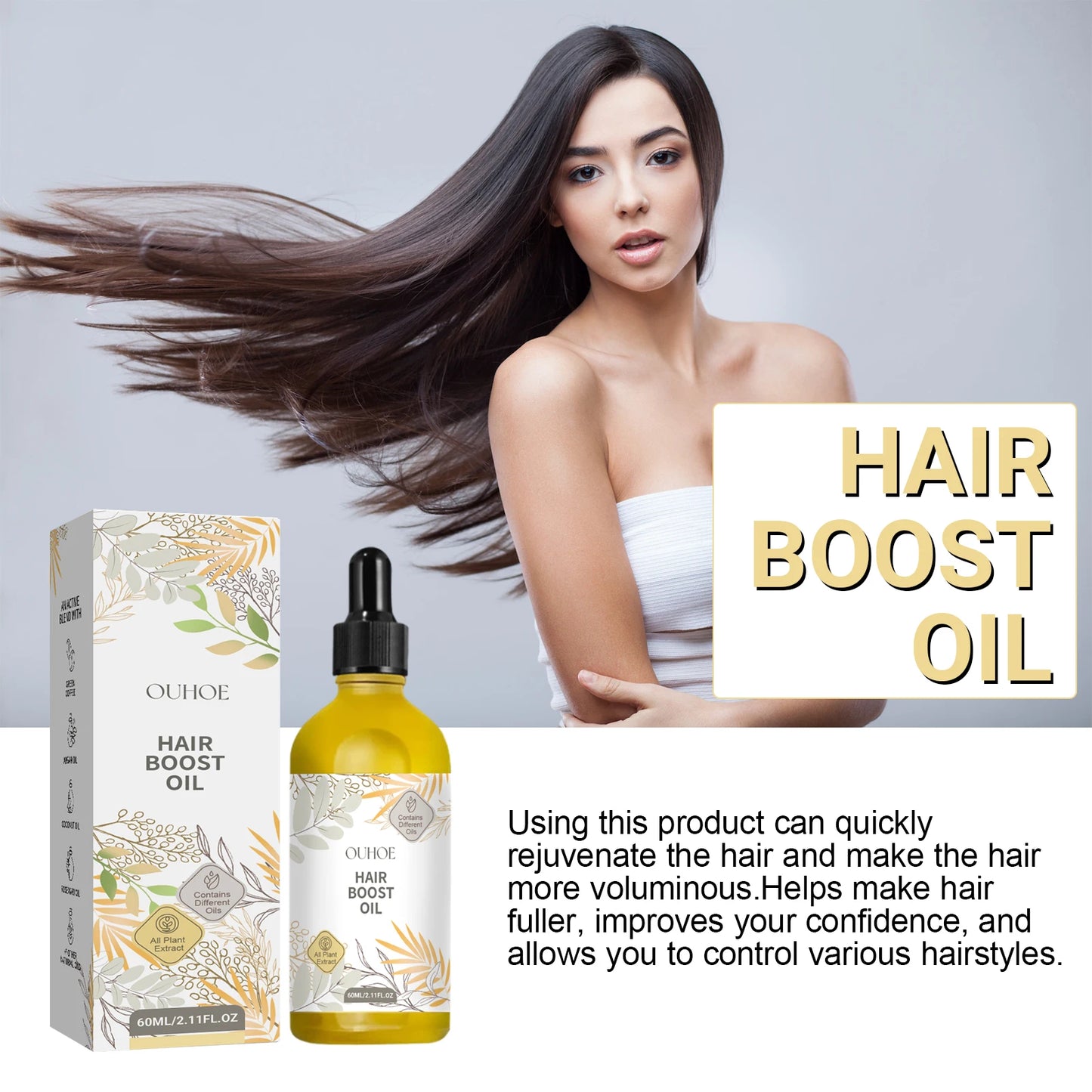 OUHOE Hair Boost Oil – 60ml