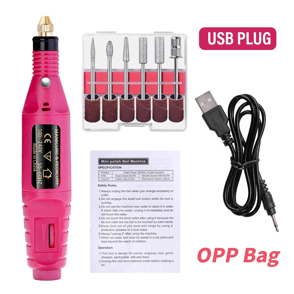 Portable Nail Polishing Machine