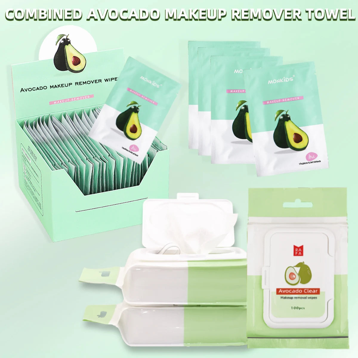 Facial Makeup Remover Wipes