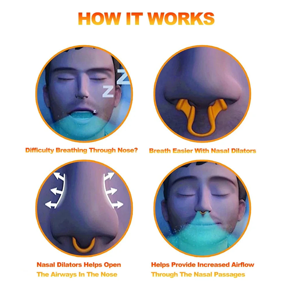 Silicone Snore Stop Nose Clip