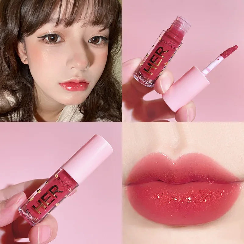 Moisturizing Glitter Lip Gloss – Non-Stick Liquid Lipstick
