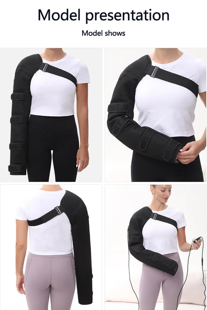 Heated Shoulder Support with Vibration