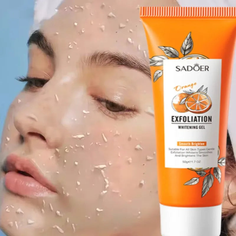 Orange Exfoliating Peeling Gel Facial Scrub