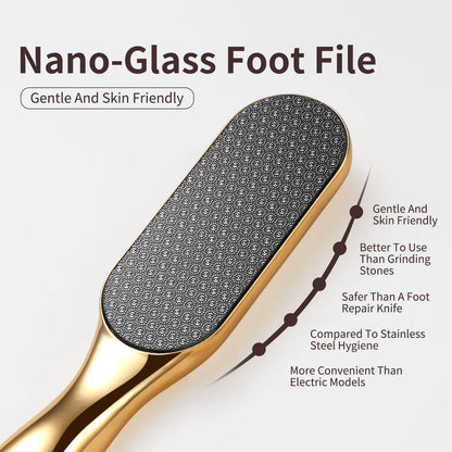 Glass Foot File – Dead Skin Remover for Home & Salon