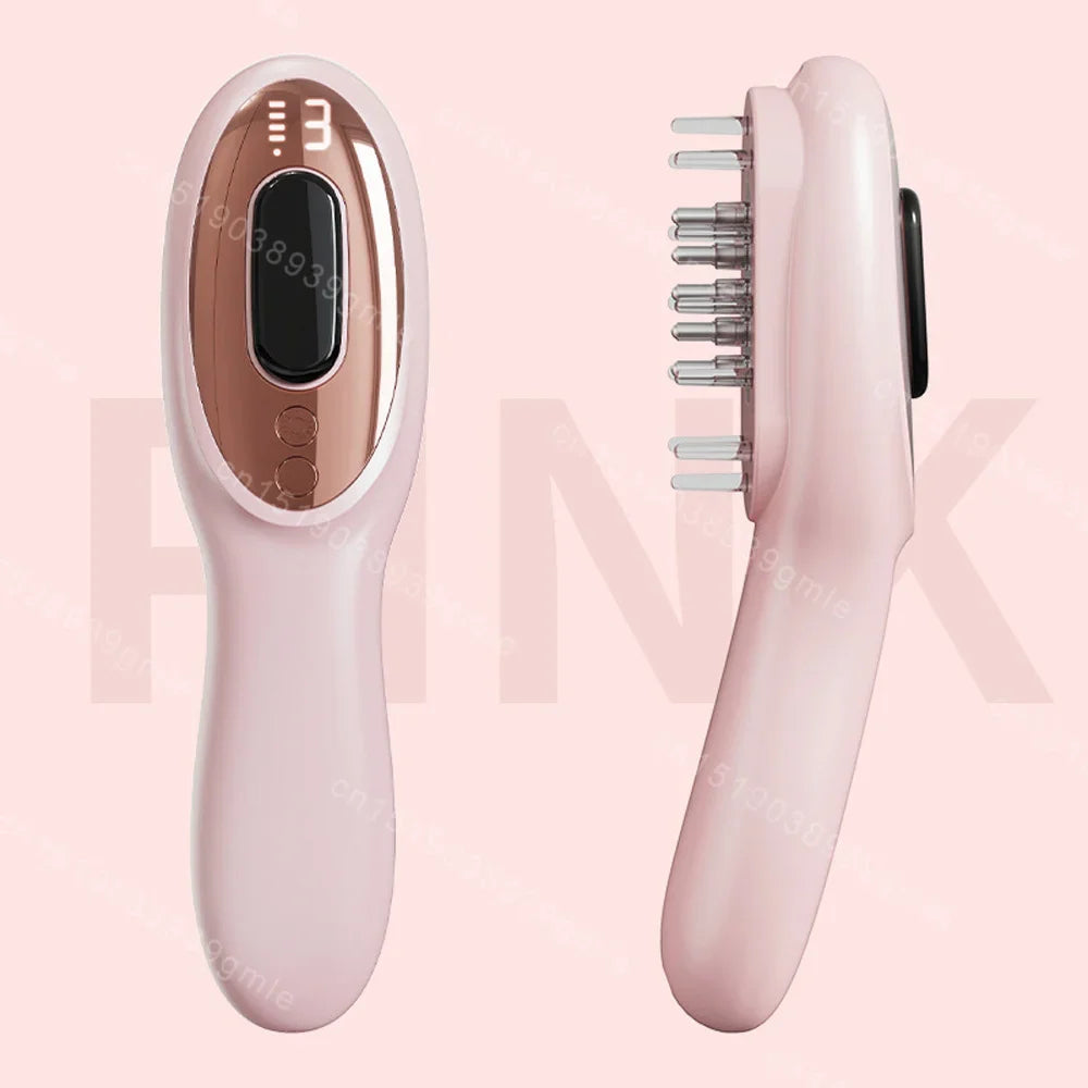 Electric Light Massage Scalp Comb