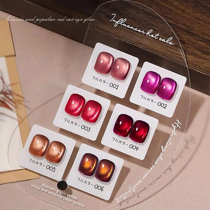 WS Black Glass Cat Eye Magnetic Gel Polish