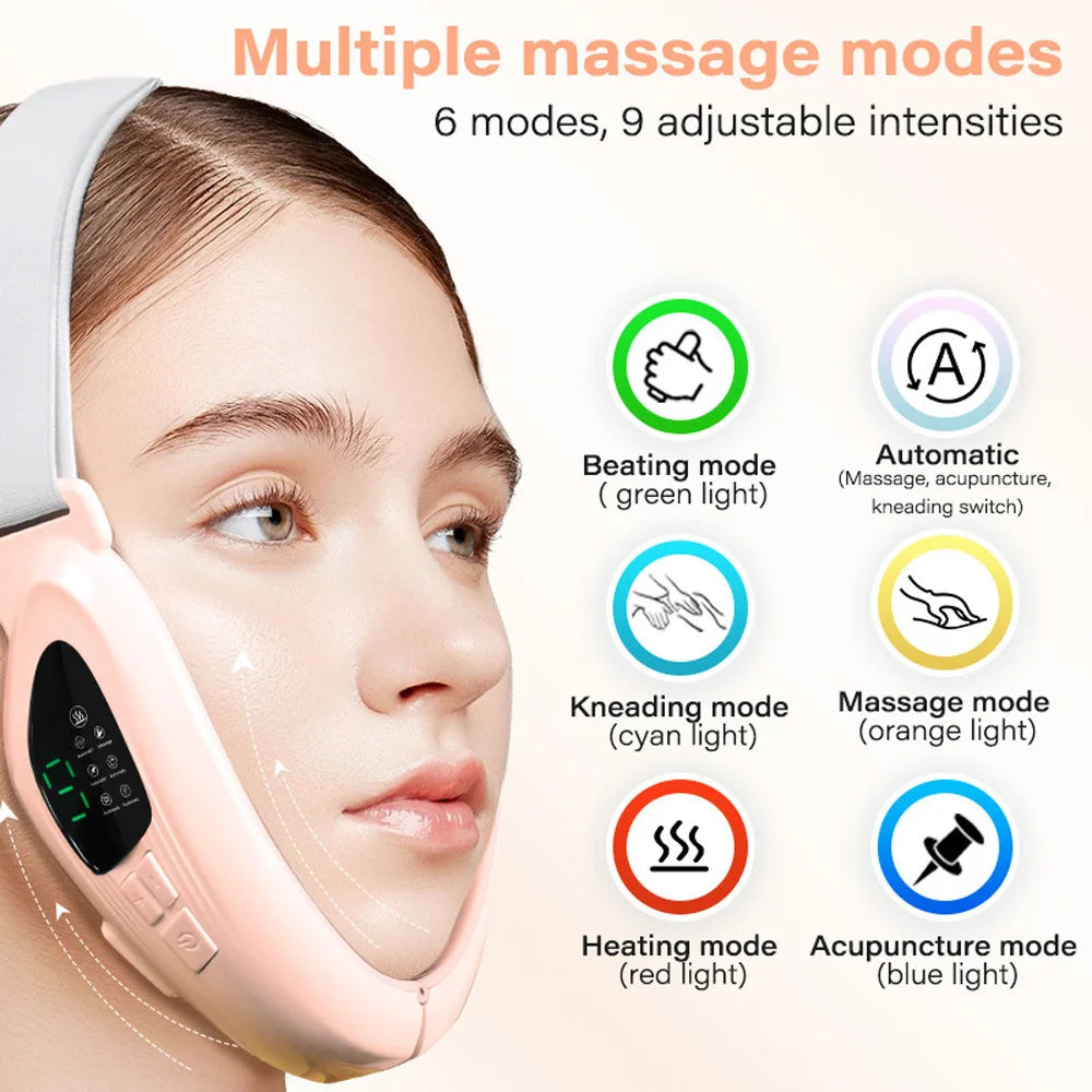 Face Lifting & Double Chin Remover EMS Massager