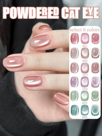 WS Black Glass Cat Eye Magnetic Gel Polish