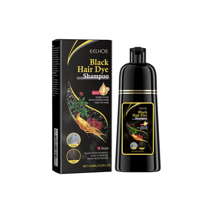 Black Hair Dye Shampoo 3-in-1 – 100ml