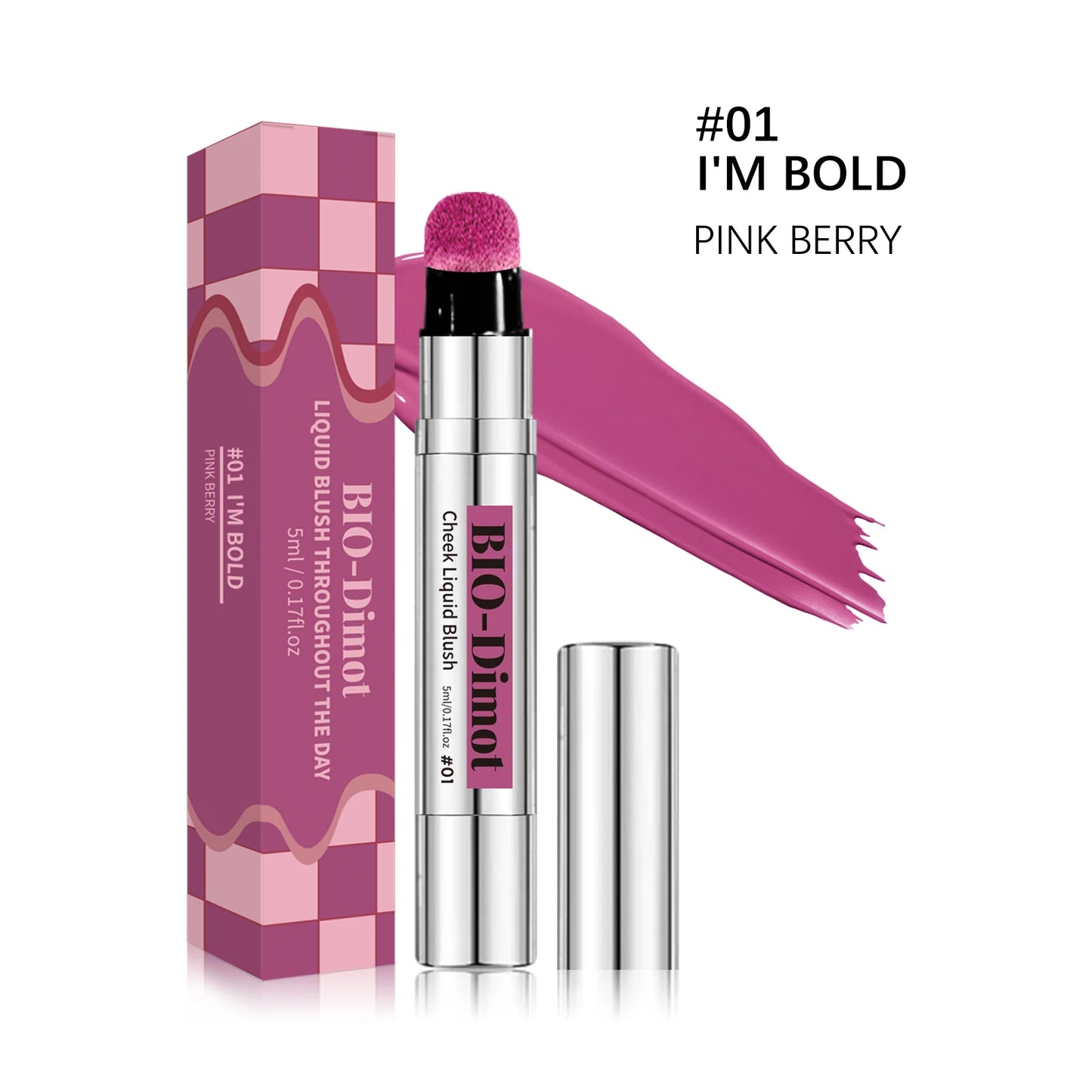 6-Color Matte Liquid Blush Stick – Lip & Cheek