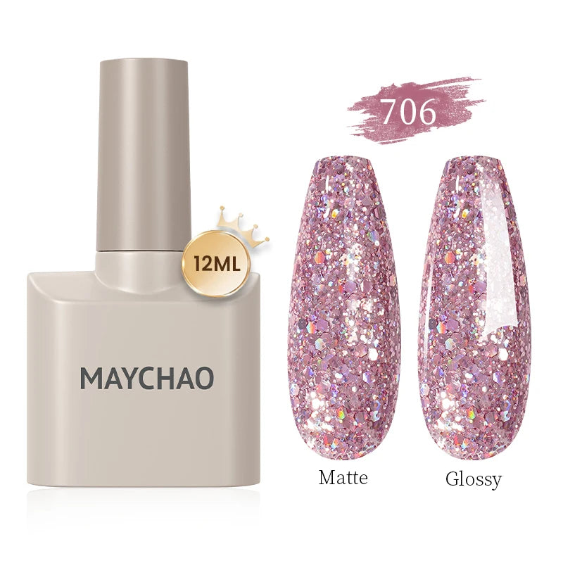MAYCHAO 12ML UV LED Semi-Permanent Gel Polish