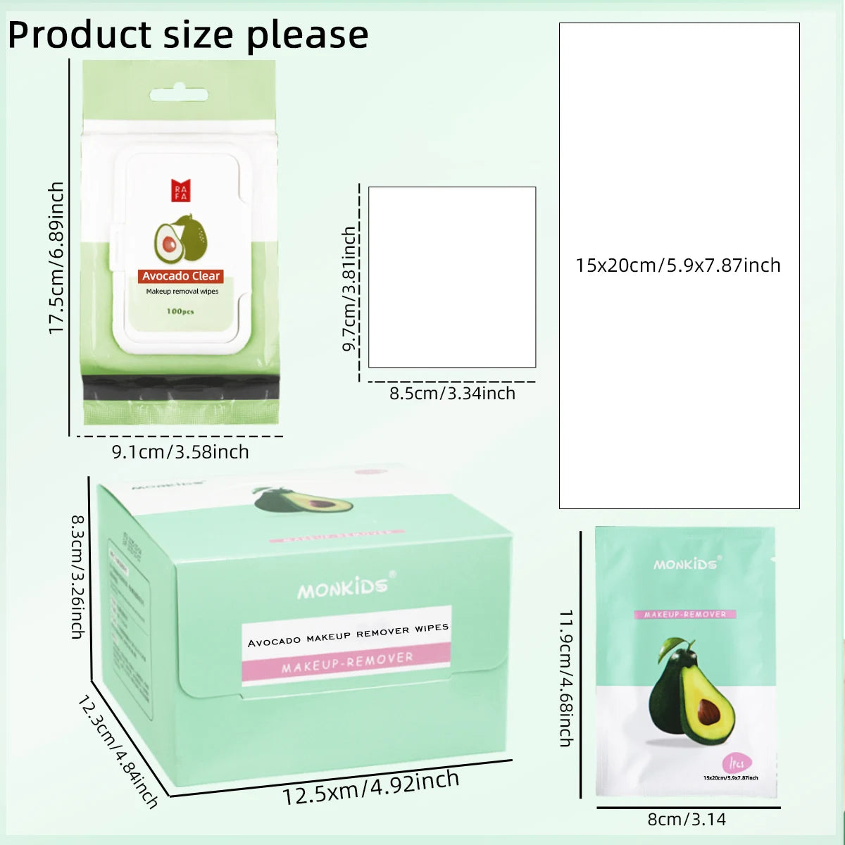 Facial Makeup Remover Wipes