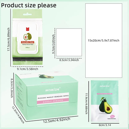 Facial Makeup Remover Wipes