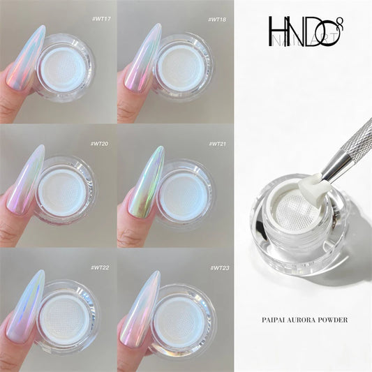 HNDO Aurora Chrome Nail Powder