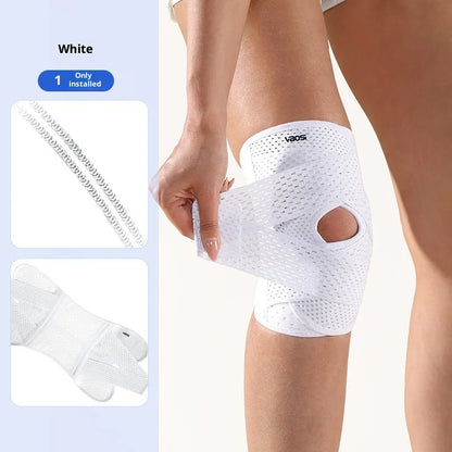 Breathable Knee Support with Side Stabilizers