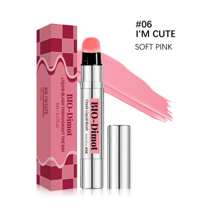 6-Color Matte Liquid Blush Stick – Lip & Cheek
