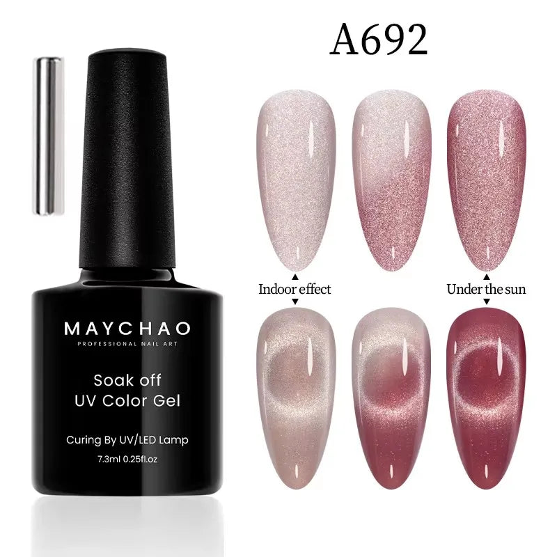 MAYCHAO Galaxy Cat Eye Magnetic Gel Polish