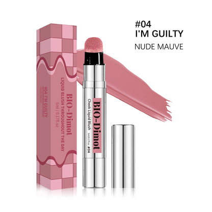6-Color Matte Liquid Blush Stick – Lip & Cheek
