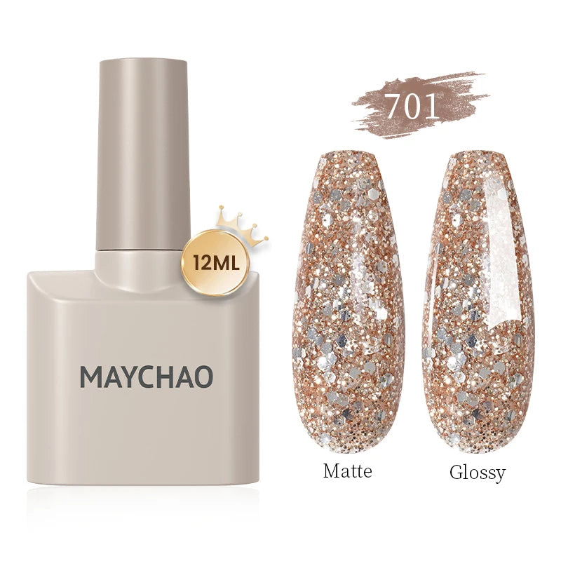 MAYCHAO 12ML UV LED Semi-Permanent Gel Polish