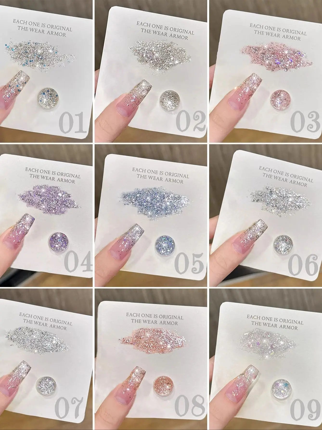 WS Black Glass Cat Eye Magnetic Gel Polish