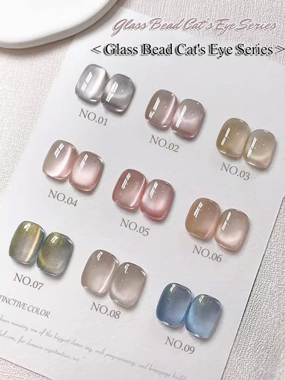 WS Black Glass Cat Eye Magnetic Gel Polish