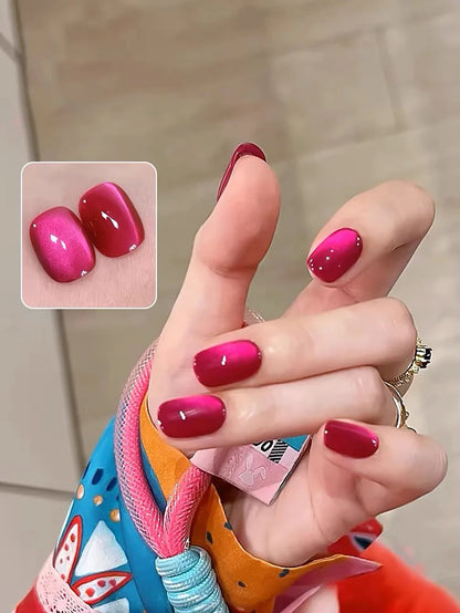 WS Black Glass Cat Eye Magnetic Gel Polish