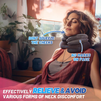 Inflatable Cervical Neck Support Pillow