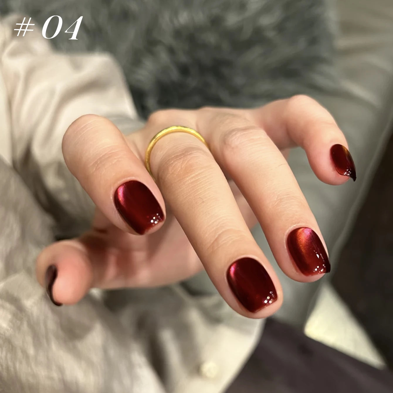 MIANEL 12ml Green Cat Eye Magnetic Gel Polish