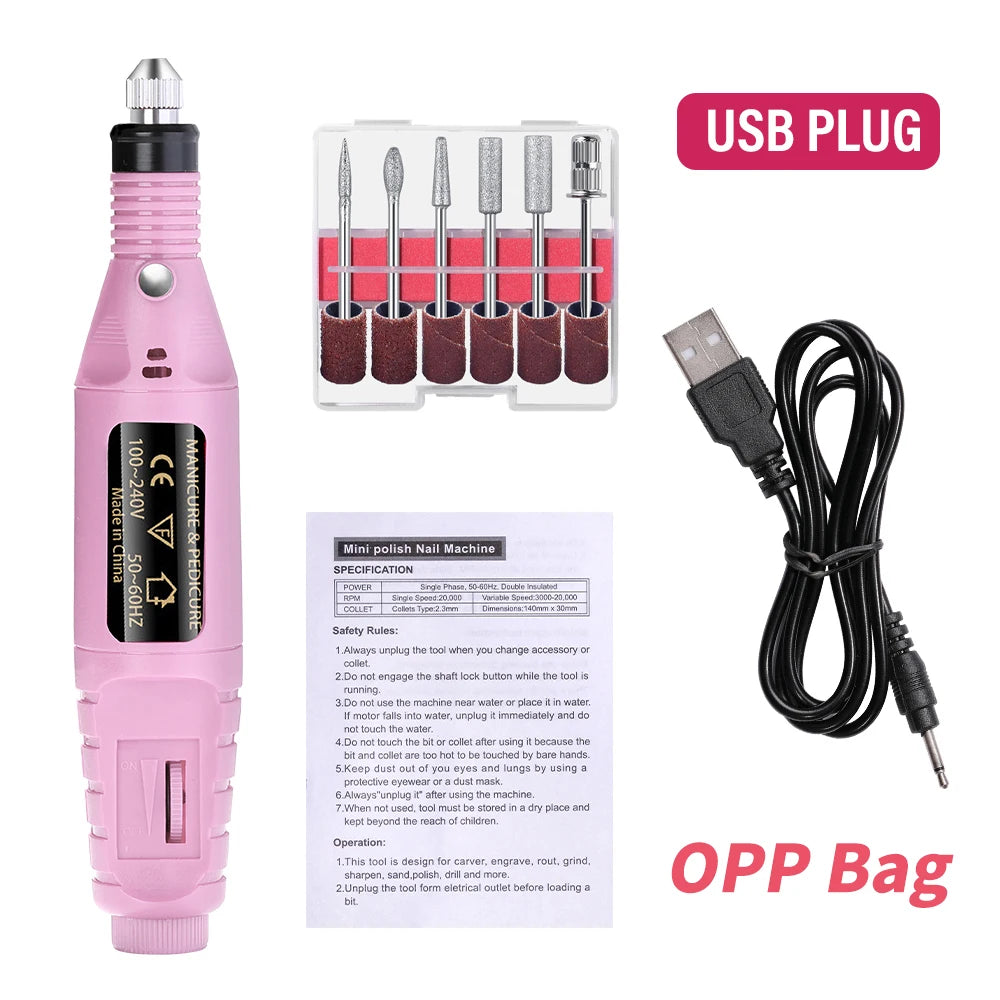 Portable Nail Polishing Machine