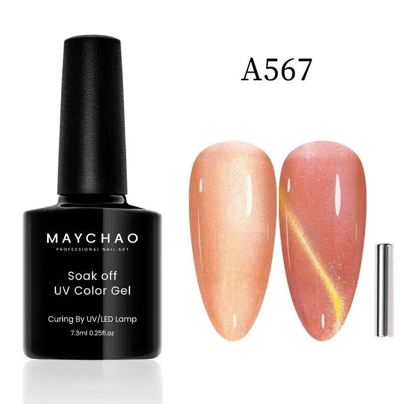 MAYCHAO Galaxy Cat Eye Magnetic Gel Polish