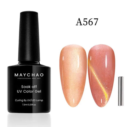 MAYCHAO Galaxy Cat Eye Magnetic Gel Polish
