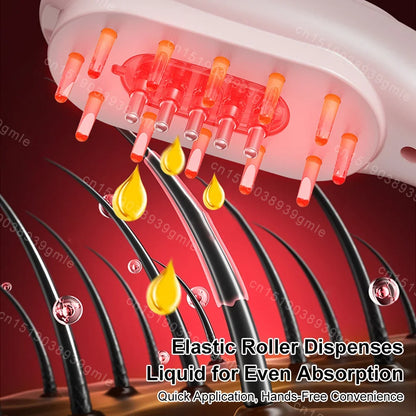 Electric Light Massage Scalp Comb