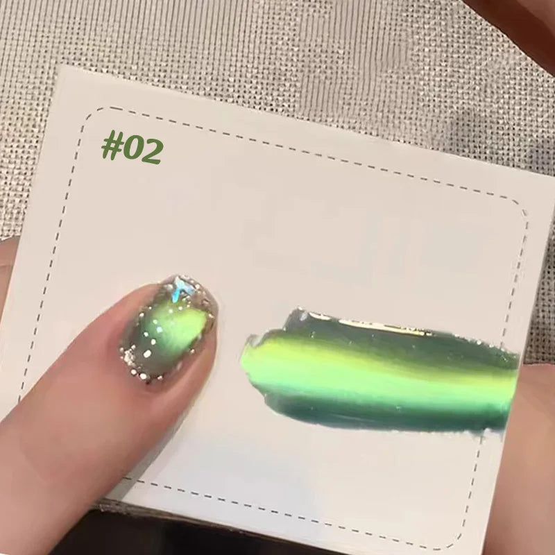 MIANEL 12ml Green Cat Eye Magnetic Gel Polish