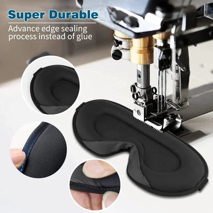 Deep Contour Sleep Mask with Soft Foam