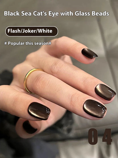 MIANEL 12ml Green Cat Eye Magnetic Gel Polish