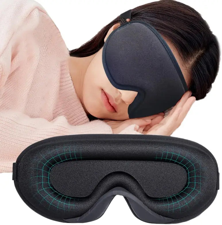 Deep Contour Sleep Mask with Soft Foam